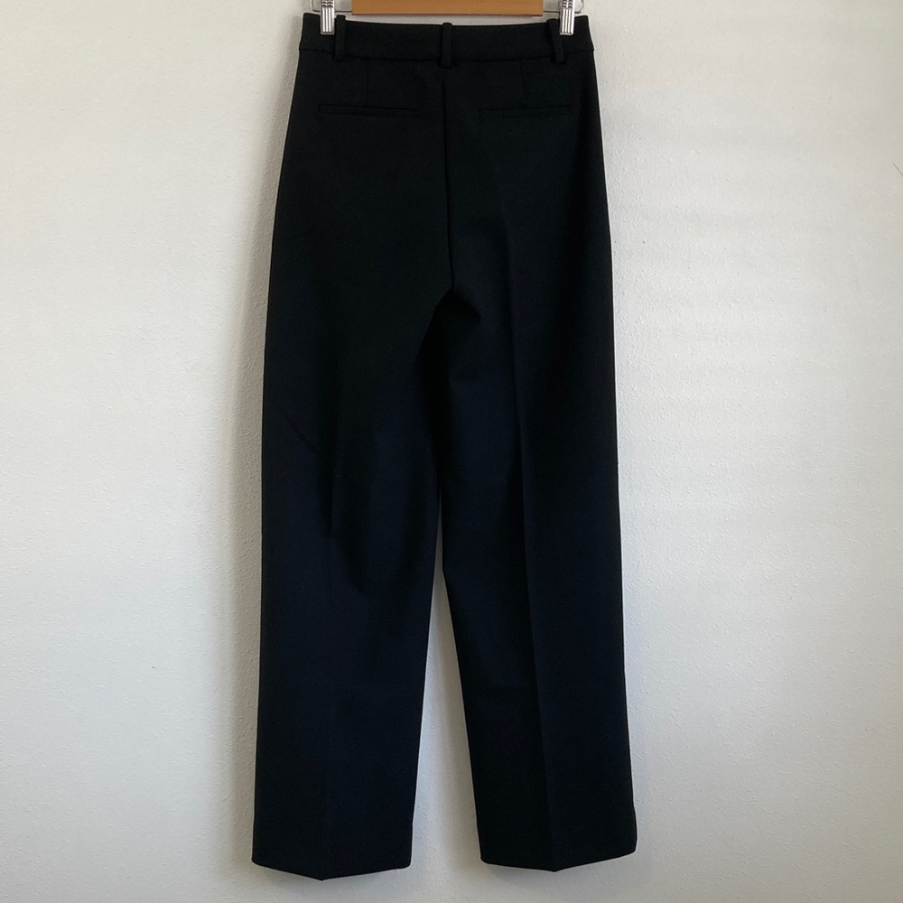J.Crew Wide-leg‎ trouser in four-season stretch Size 0 Black - Picture 5 of 6